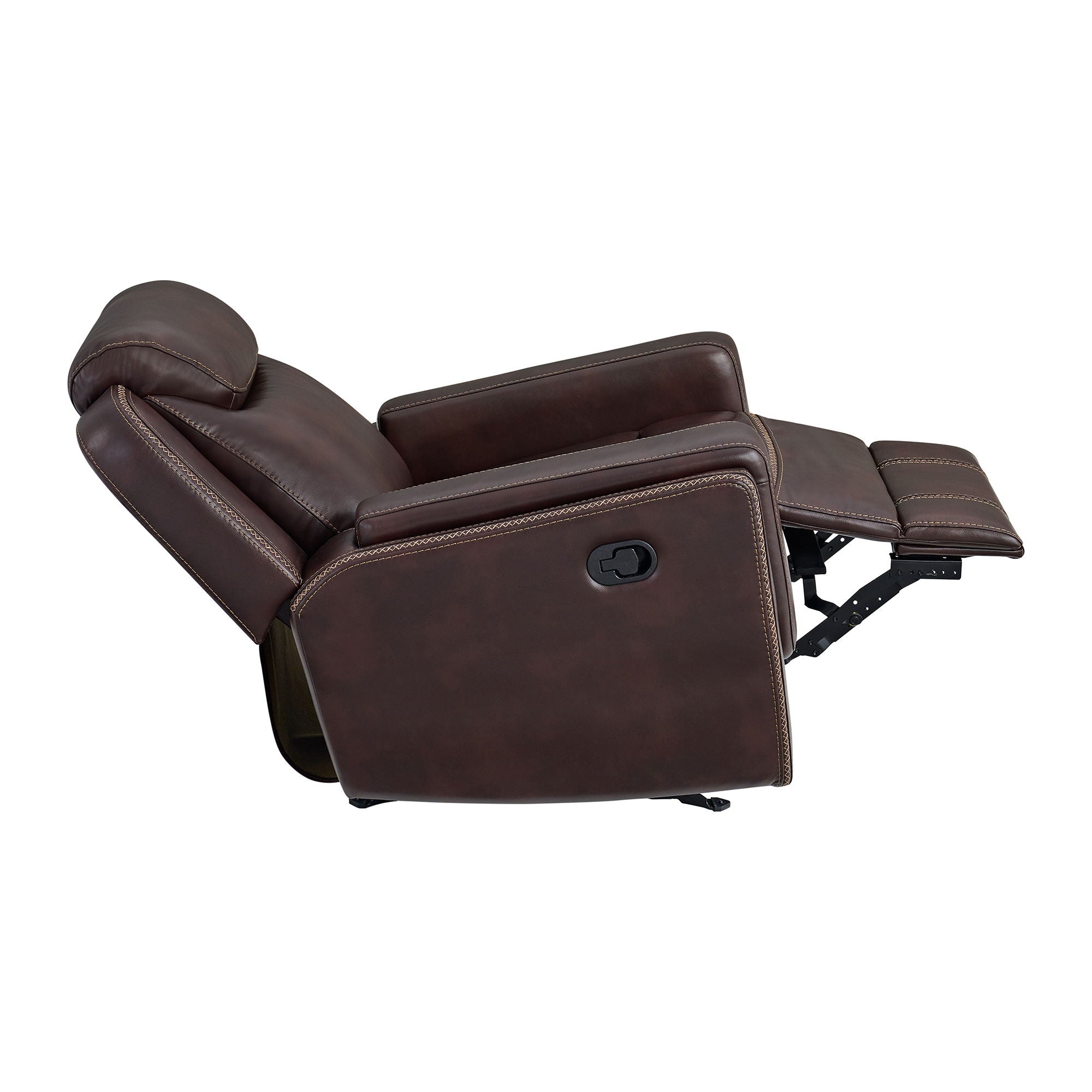Panther Glider Motion Recliner in Neono Brown by Elements International, view 9
