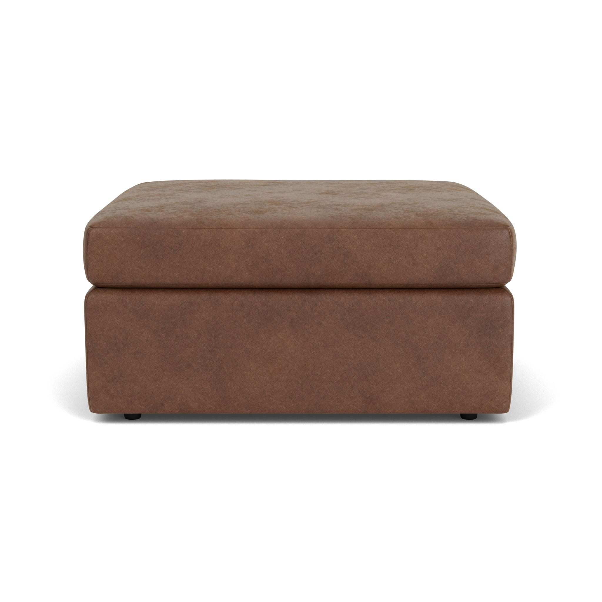 Sky - Fabric Stationary Square Cocktail Ottoman