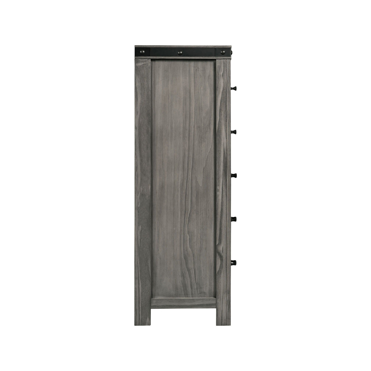 Wade 5-Drawer Chest in Black Finish by Elements International, view 10