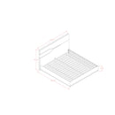 Vios - 5 Piece Bedroom Set With Zebrano Accent Design