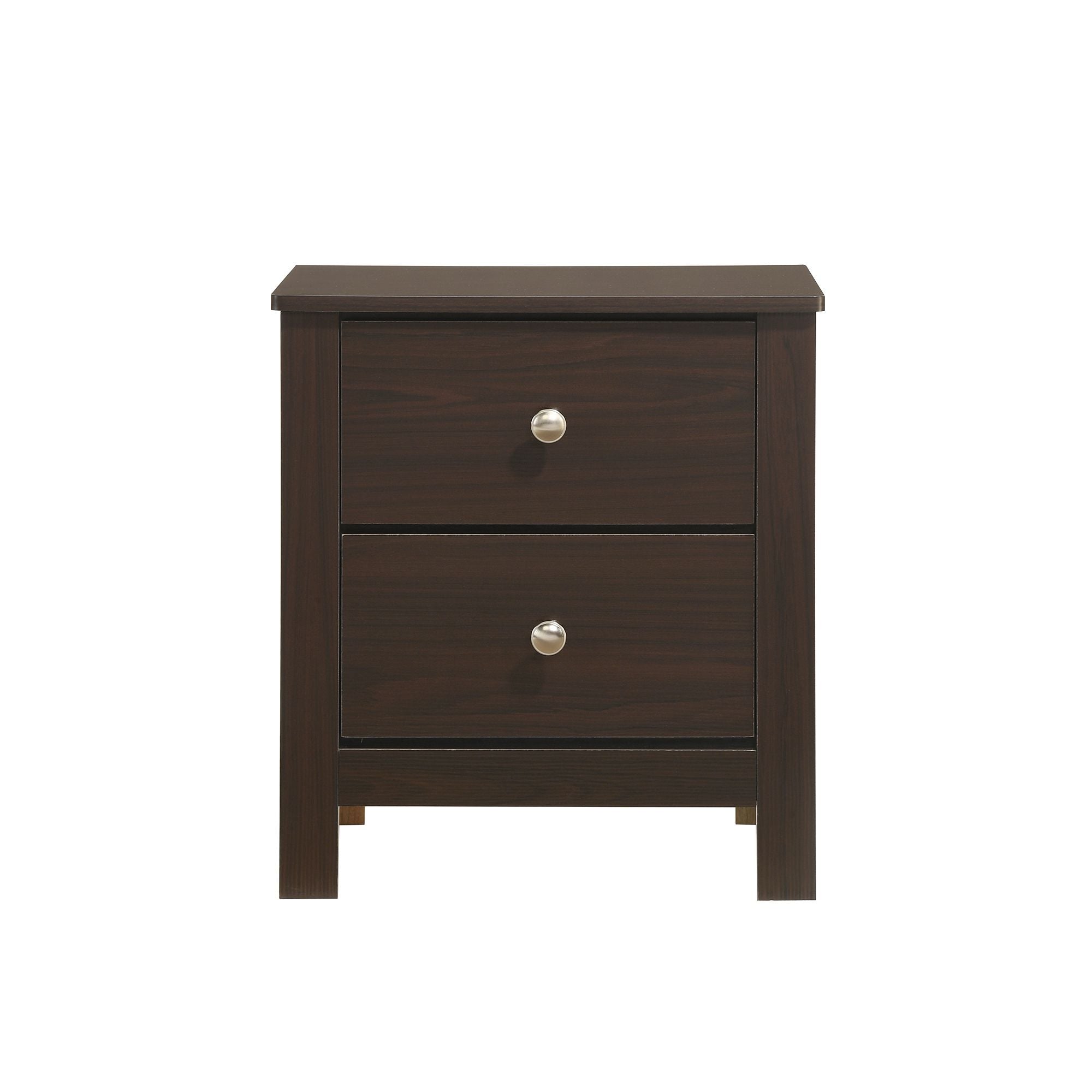 Sami Youth 2-Drawer Nightstand in Dark Brown by Elements International, view 25