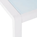 Cape Coral - Contemporary Side Table With Frosted Glass Top