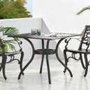 Phoenix - Square Table - Bronze