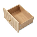 Tall Bathroom Cabinet With 1 Door, 3 Drawers, Open Storage - Wood