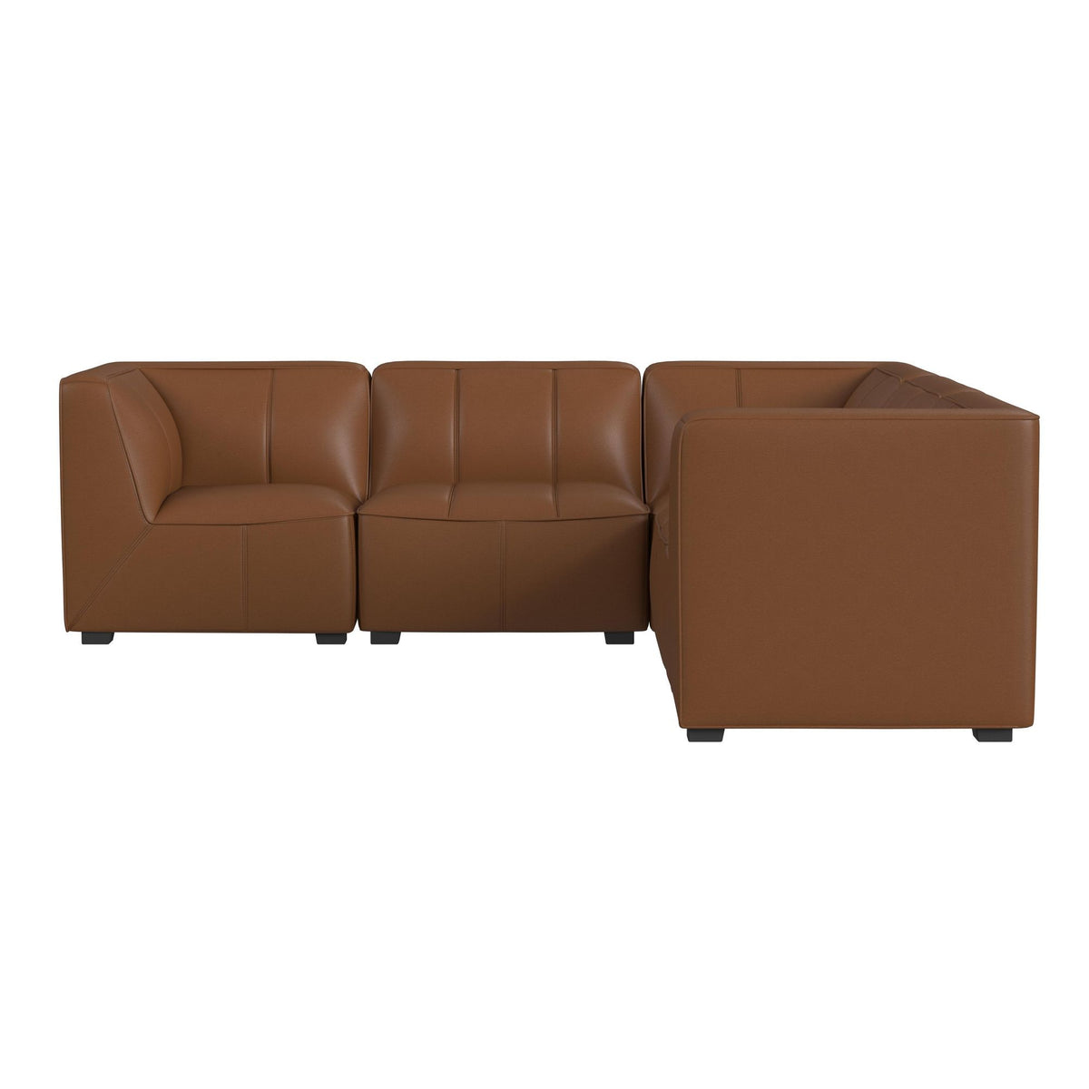 Blake 5 Piece Modular Sectional in Black by Elements International, view 10