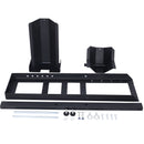 Heavy Duty Adjustable Motorcycle Stand / Wheel Chock 1800 Lb Capacity - Black