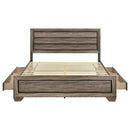 Kauffman - Wood Storage Panel Bed