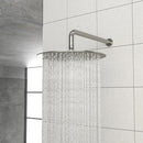 Shower Faucet Set With 10" Rainfall Shower Head And Valve - Brushed Nickel