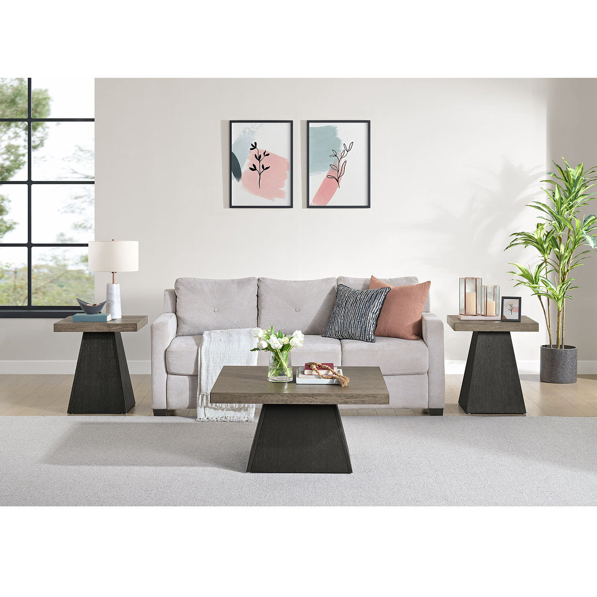 Jemma Table in Dark Brown by Elements International, view 10