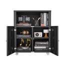 Home Office Printer Stand With Wheels And File Cabinet