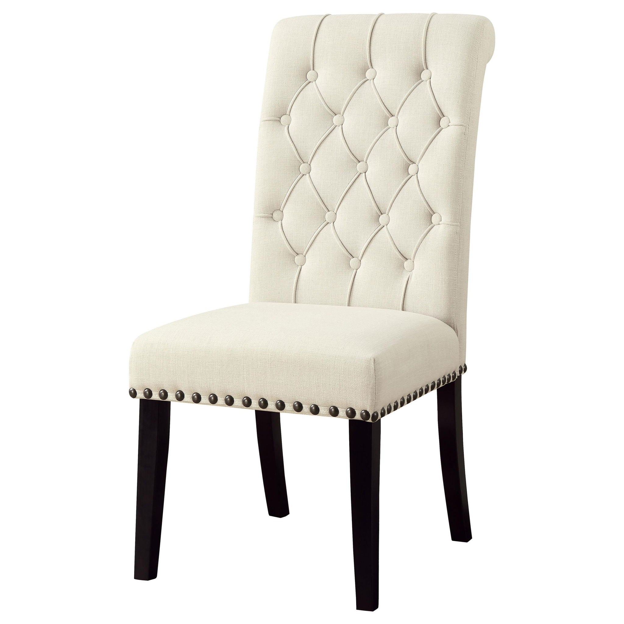 Alana Fabric Upholstered Dining Side Chair Beige (Set of 2) - Atlantic Fine Furniture Melbourne FL