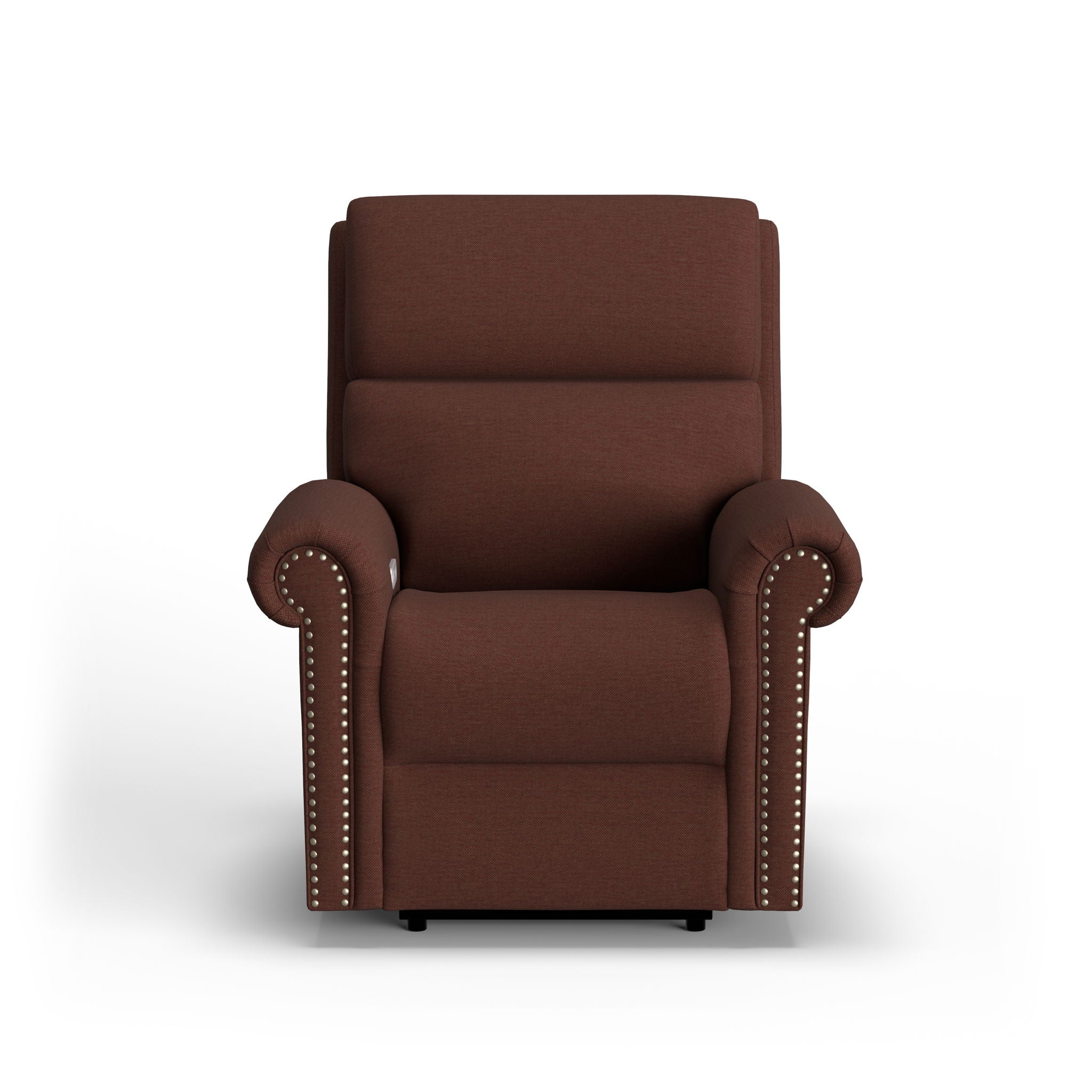Bernard - Power Recliner With Power Headrest & Lumbar With Nailhed Trim
