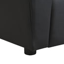 Sally Deluxe Kids Recliner Chair With Cup Holder - Black