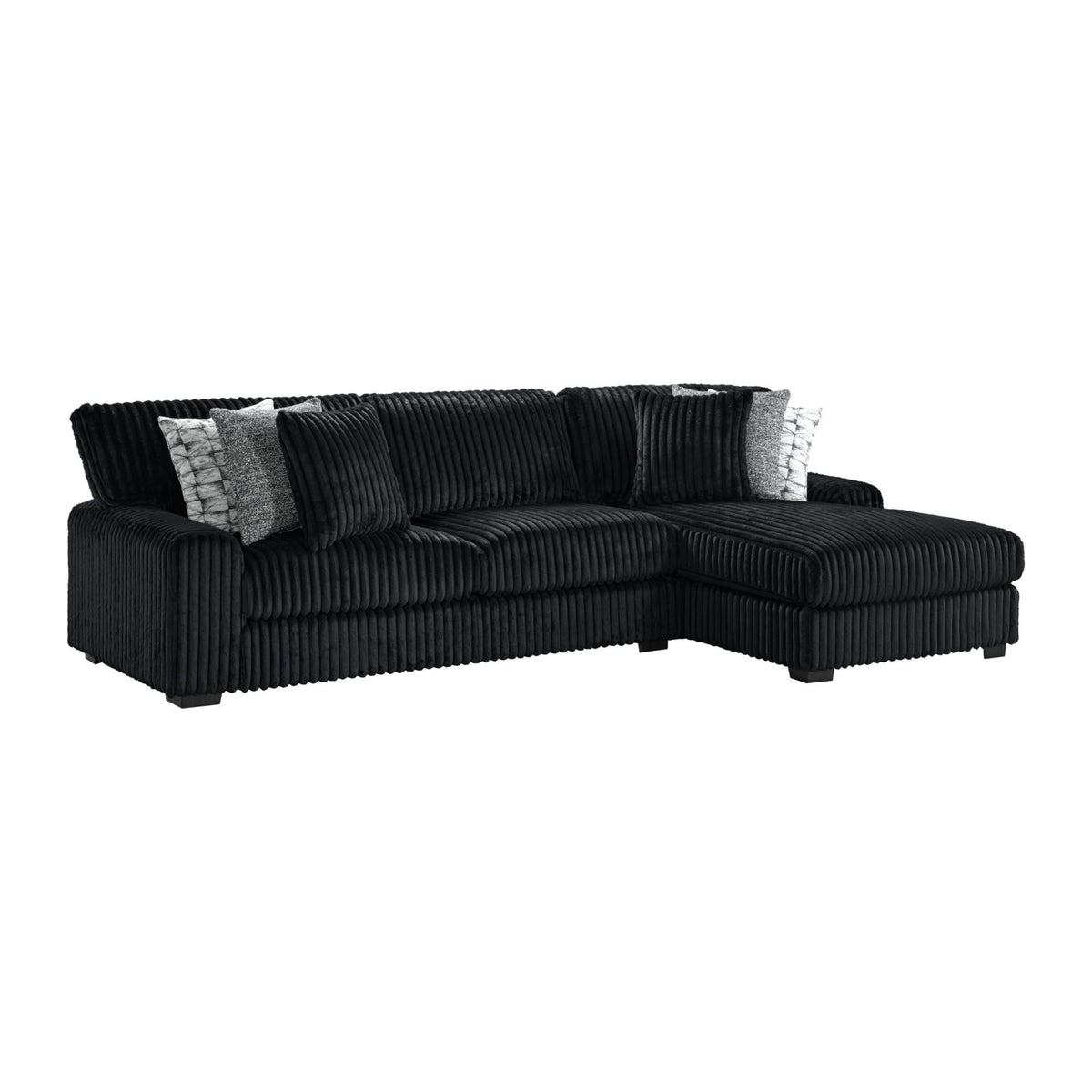 Nightfall 2 Piece Sectional Set in Grand Cord by Elements International