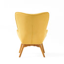 Mid Century Modern Arm Chairs For Living Room - Yellow