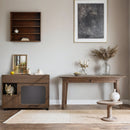 Furniture Style Multi Use Cat Litter Box House With Storage - Walnut