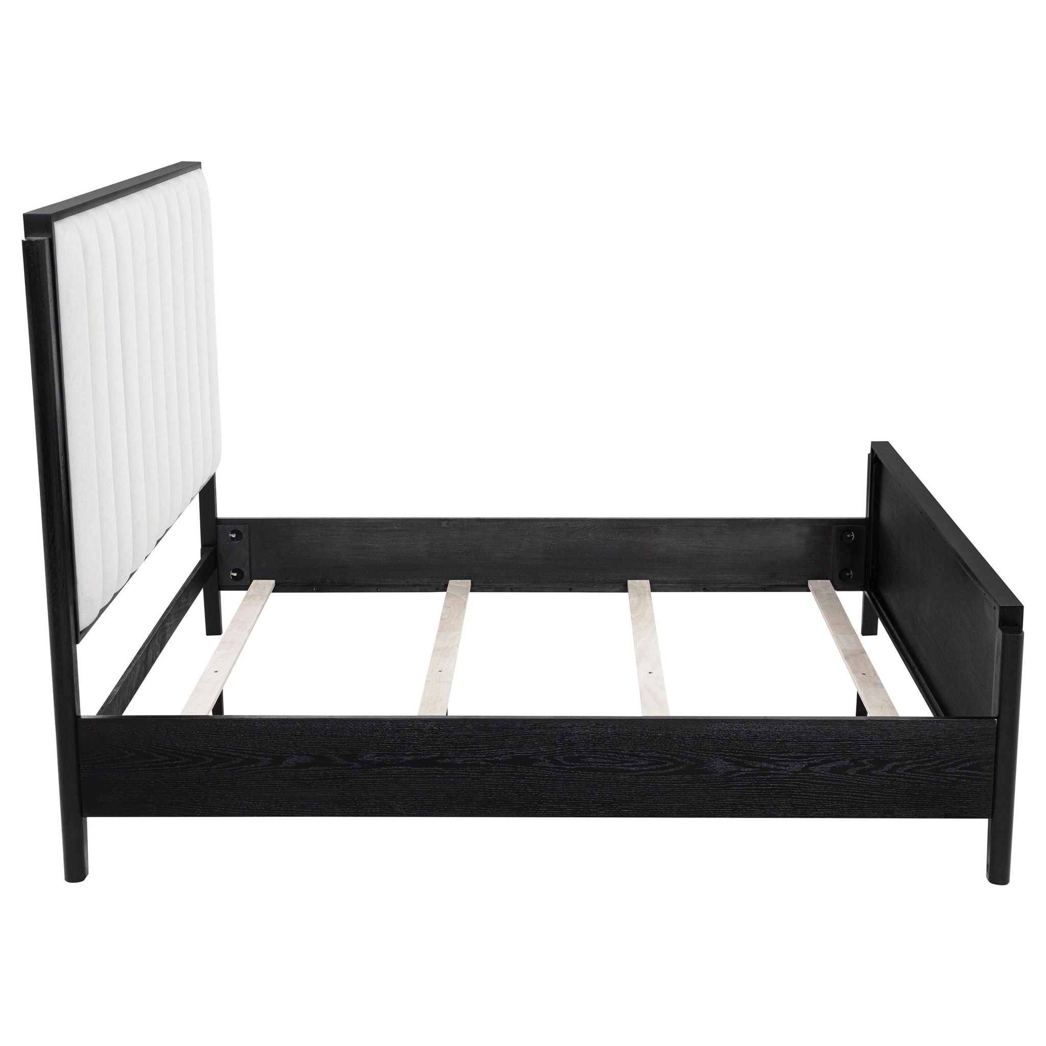 Brookmead 60-inch Upholstered Queen Bed Black