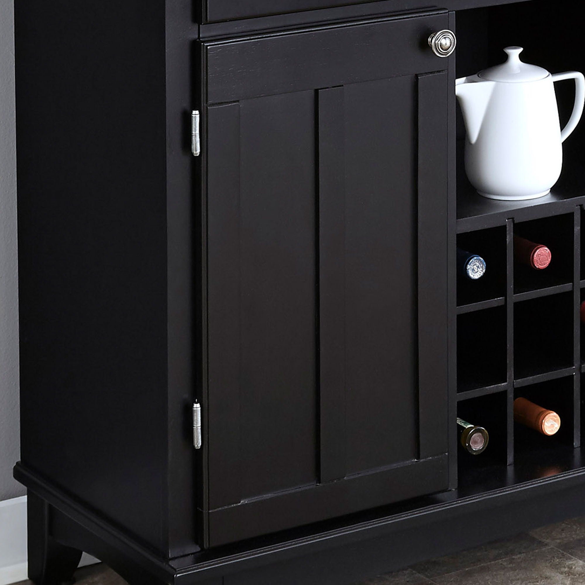 Buffet Of Buffets - Wood Buffet With Stainless Steel Top