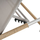 Hargrove - Outdoor Patio Aluminum Chaise Lounge (Set of 2) - Natural / Silver