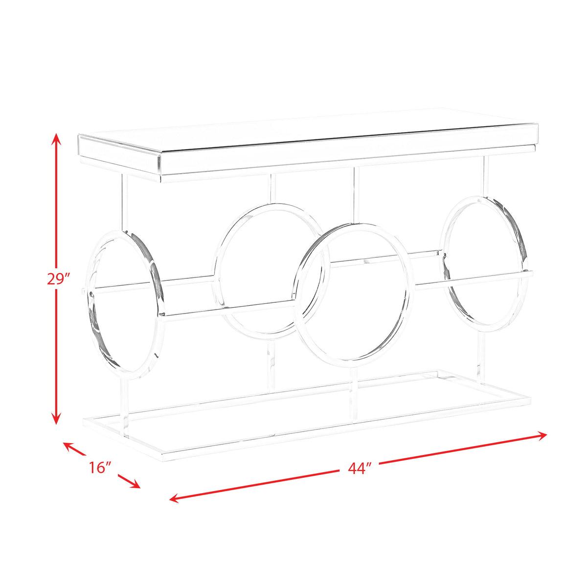 Pearl Occasional Table Set in Silver by Elements International, view 14
