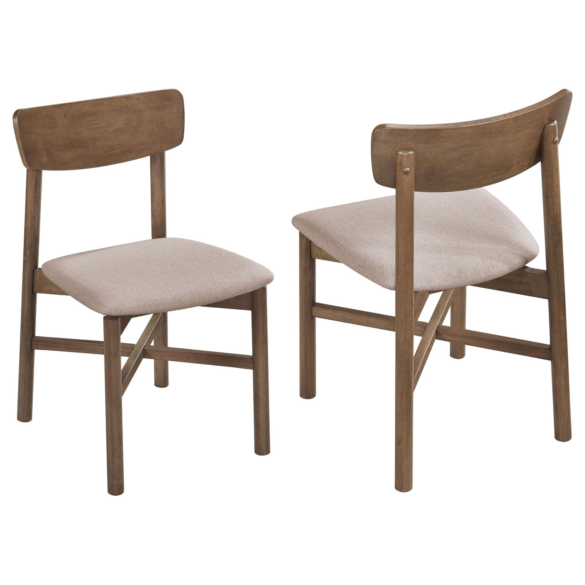 Parkridge Dining Side Chair Natural Walnut (Set of 2) - Atlantic Fine Furniture Melbourne FL