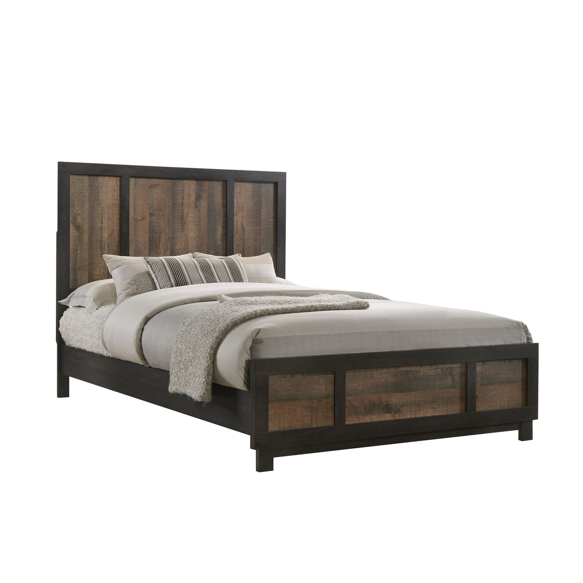 Harlington Panel Bedroom Set in Dark Brown by Elements International, view 17