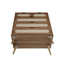 Modern 5 Drawer Accent Storage Cabinet For Living Room, Bedroom, Dining Room, Or Study - Walnut