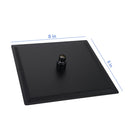 8" Square Rain Shower Head, Ceiling / Wall Mount Stainless Steel Bath Fixture