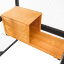 Outdoor Cat House, Diy Cat Enclosure Catio With Double Enter Doors