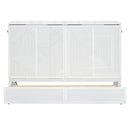 Murphy Bed With Large Drawer, USB Ports And Outlets