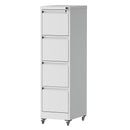 Drawer Metal Locking Vertical File Cabinet With Wheels Heavy Duty Lockable Storage