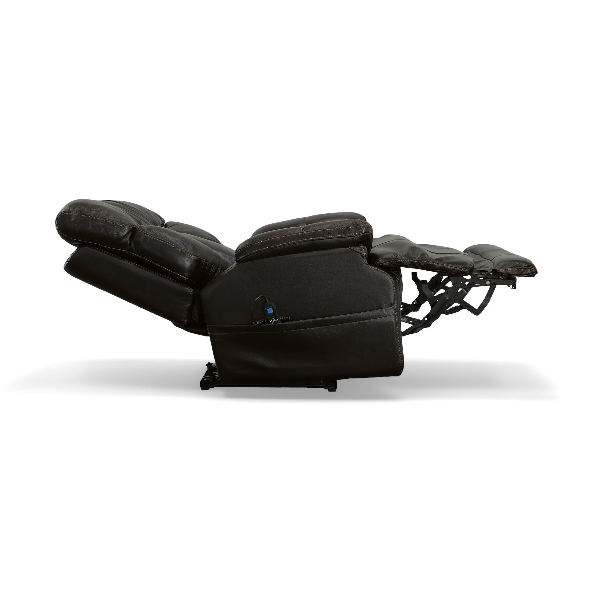 Clive - Power Recliner With Power Headrest & Lumbar - Black