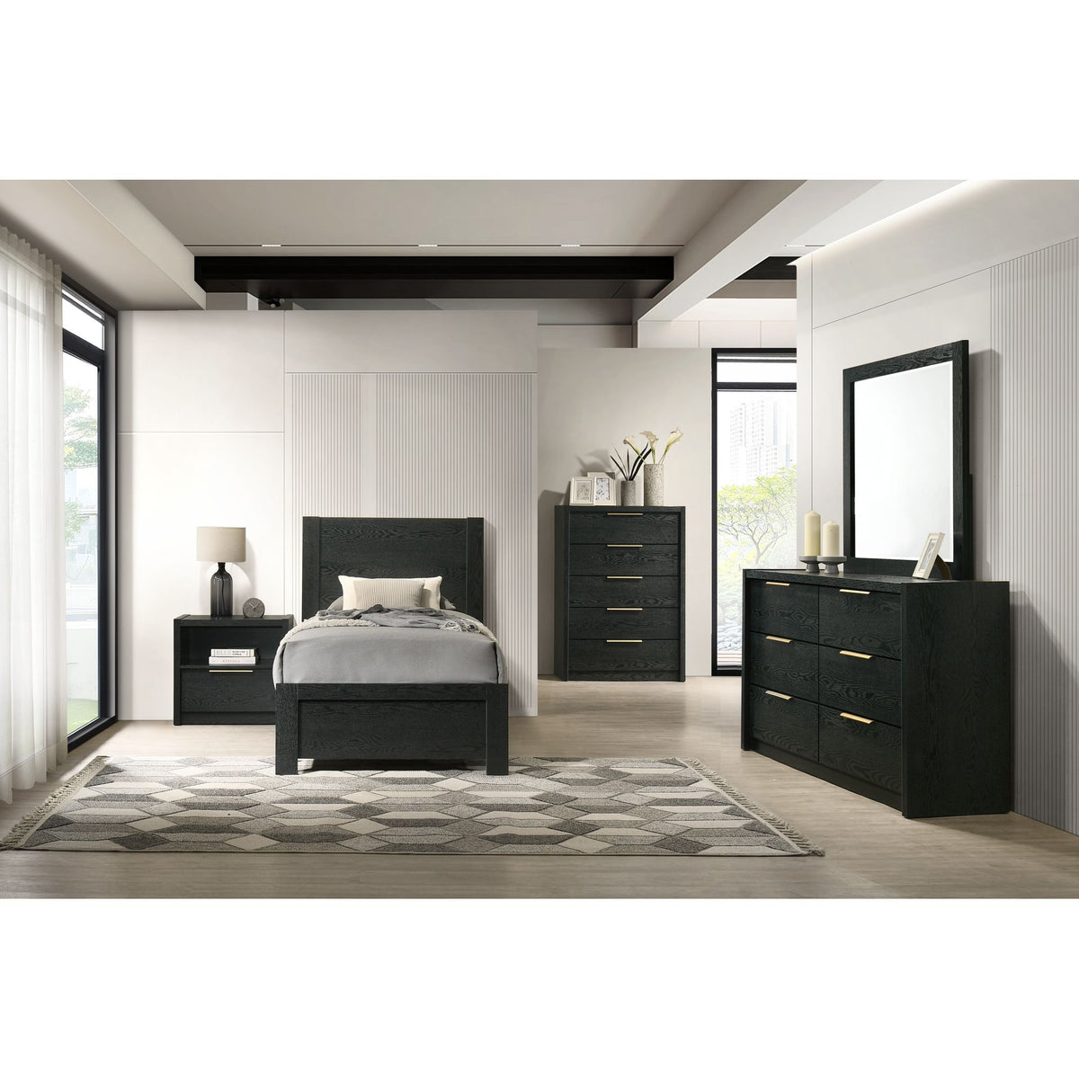 South Bend Chest in Black by Elements International, view 12