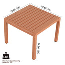 3 Piece Indoor / Outdoor Leisure Table And Chair Set