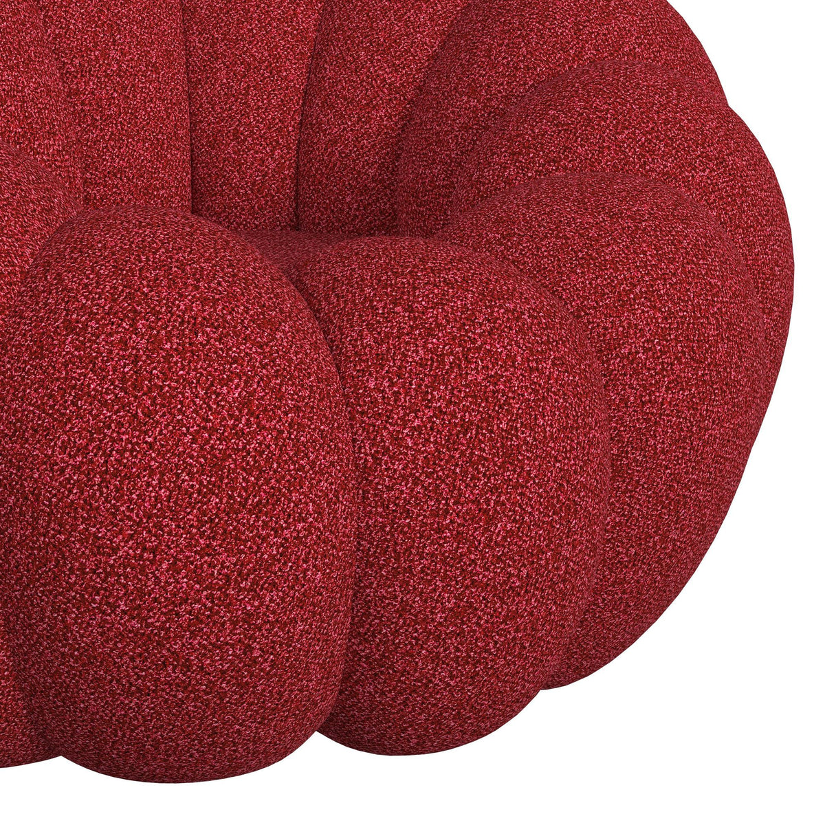 Bubble Swivel Chair And Ottoman in Light Gray by Elements International, view 25