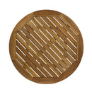 Stamford - Modern Outdoor Bistro Table With Water Resistant - Teak