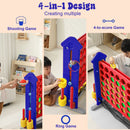 4 To Score Giant Game Set With Mesh Bag & Jumbo Connect 4