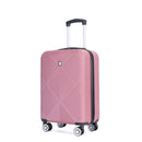 4 Piece Lightweight Suitcase, Makeup Box, Aircraft Wheels