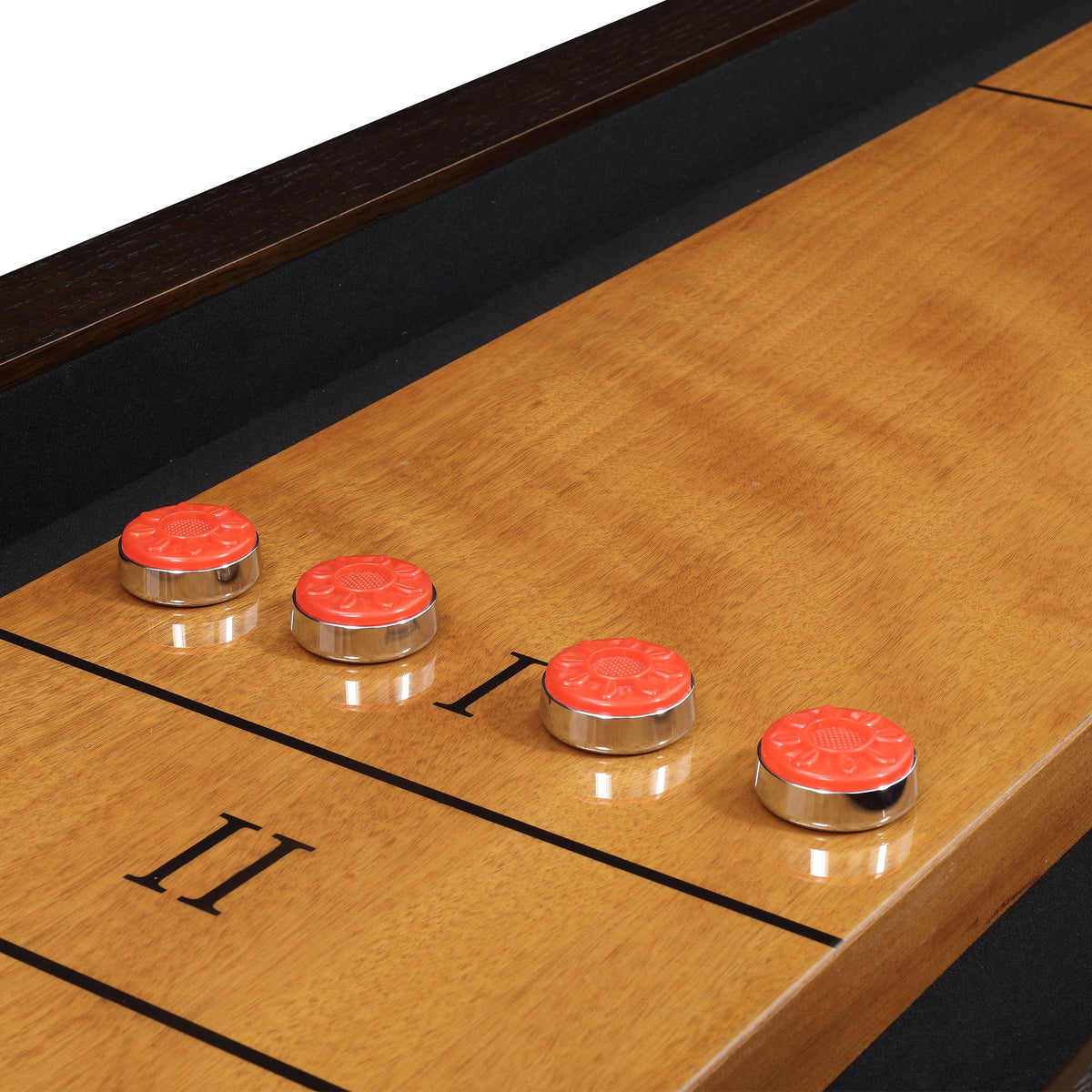 Titus 108" Shuffleboard Table in Brown by Elements International, view 13