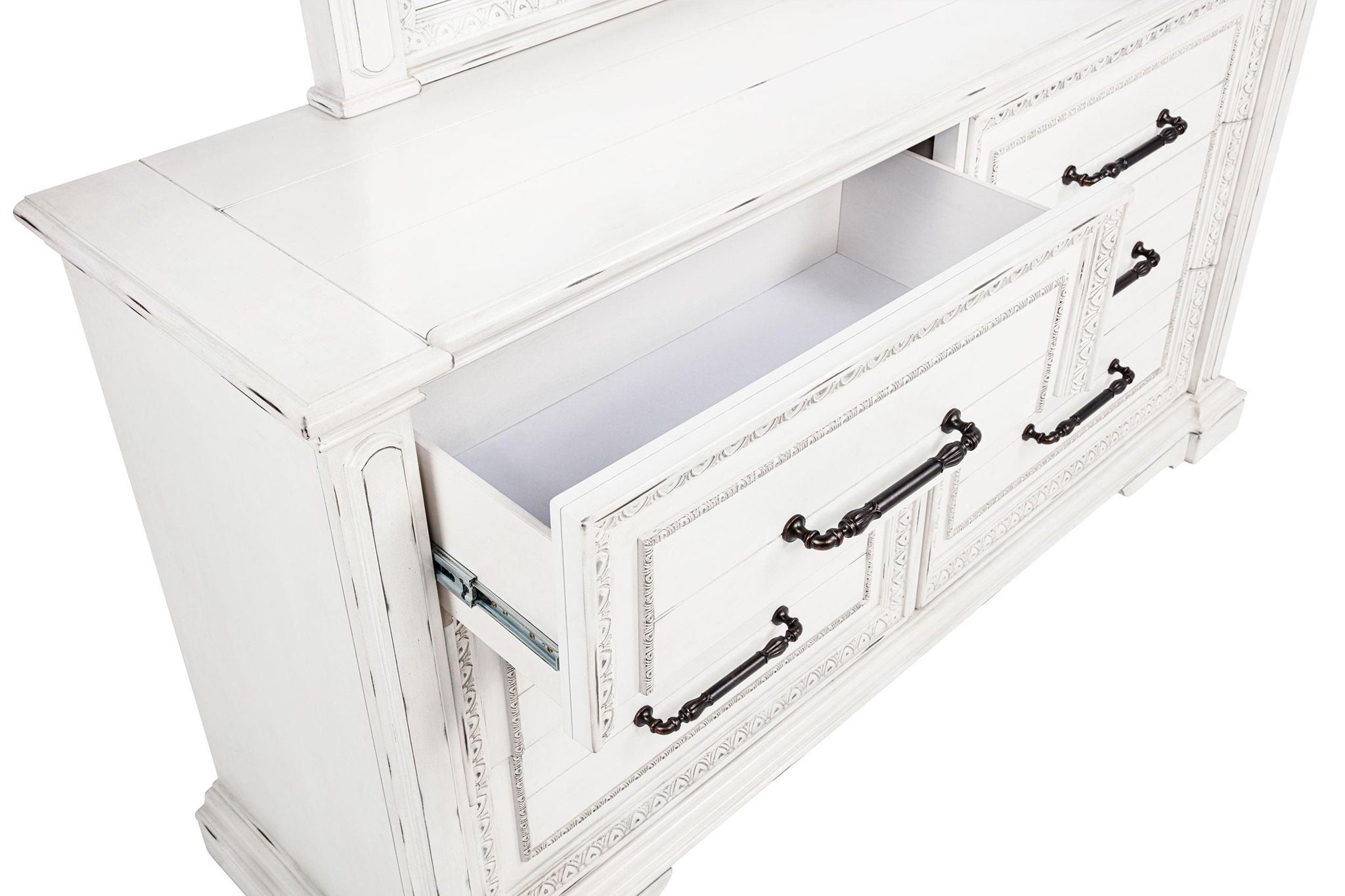 McKinney 6-drawer Bedroom Dresser Cabinet Vintage White