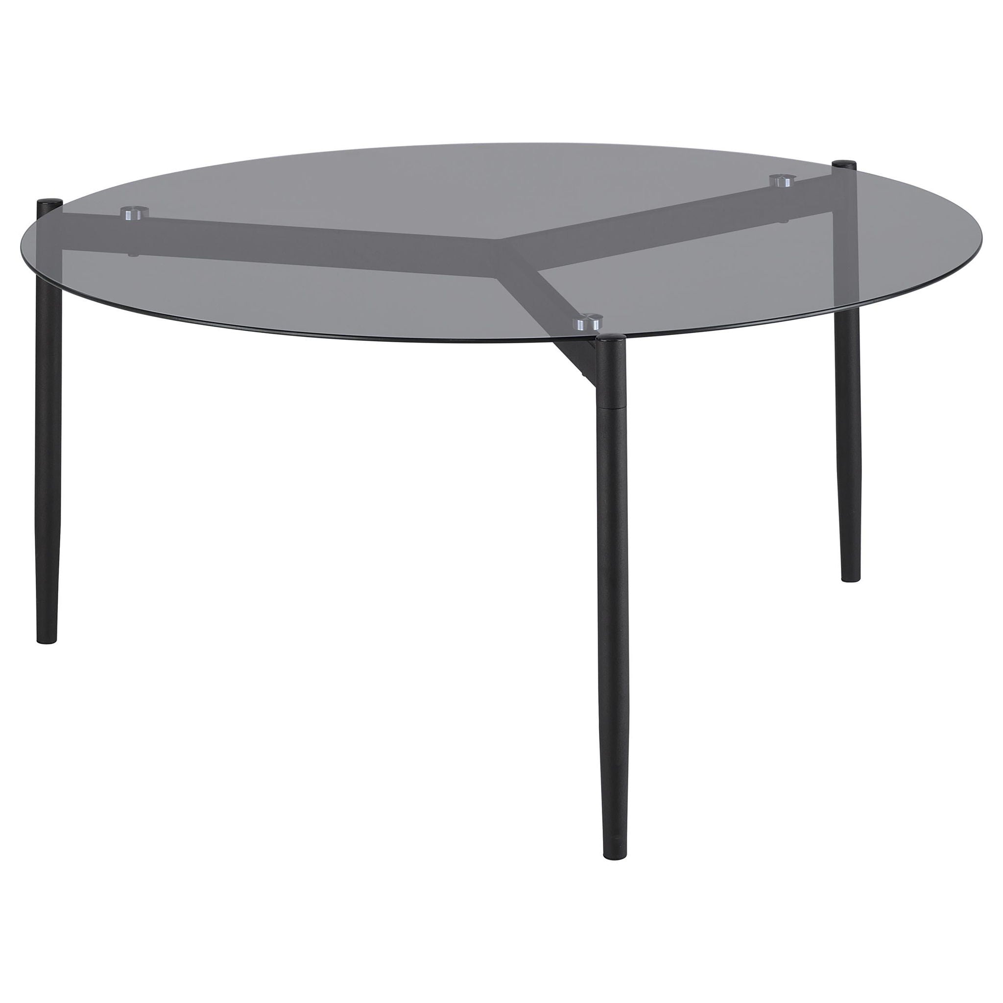 Rosalie 2-piece Round Coffee and End Table Set Grey - Atlantic Fine Furniture Melbourne FL