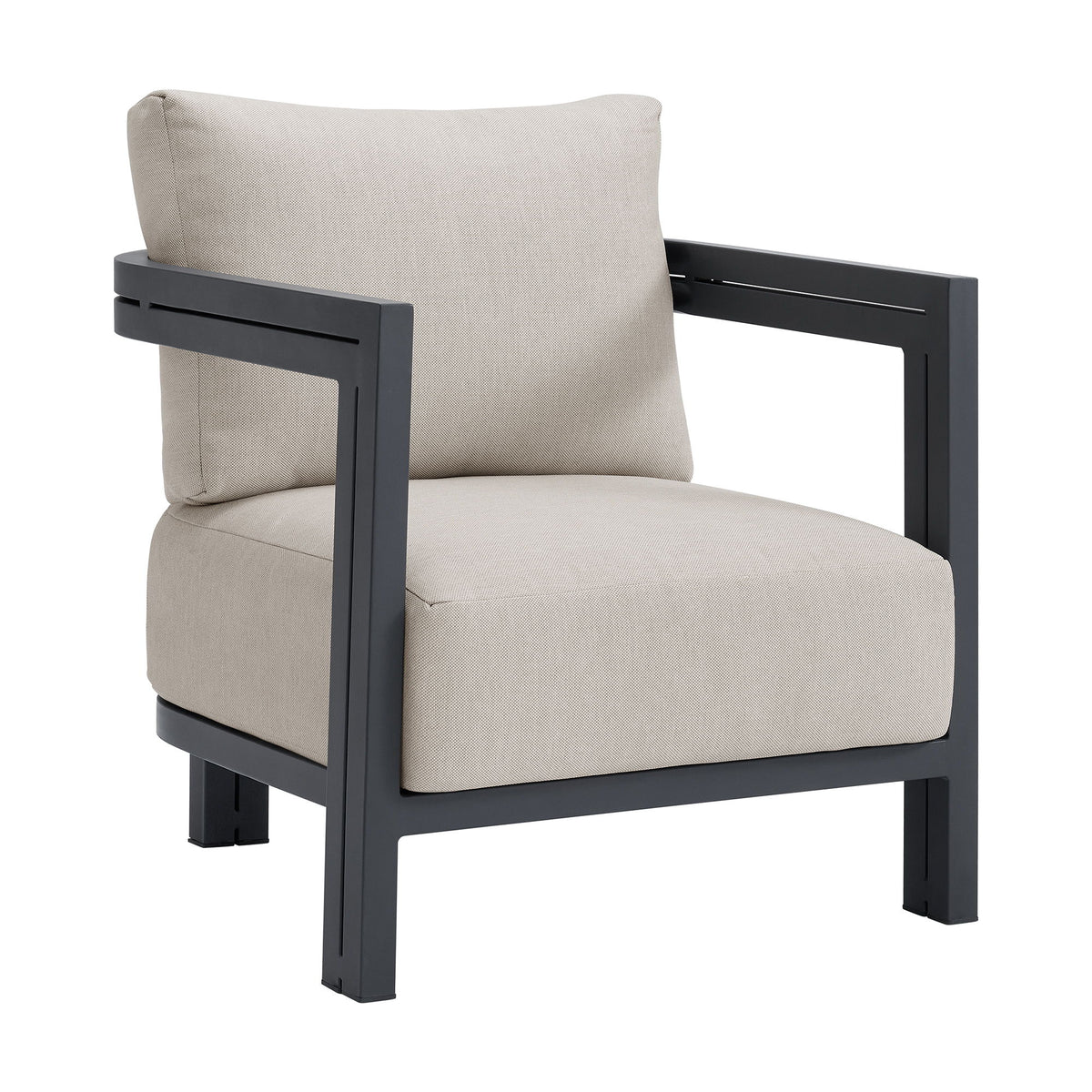 Playa Chair (Set of 2) in Dark Gray / Beige by Elements International, view 10