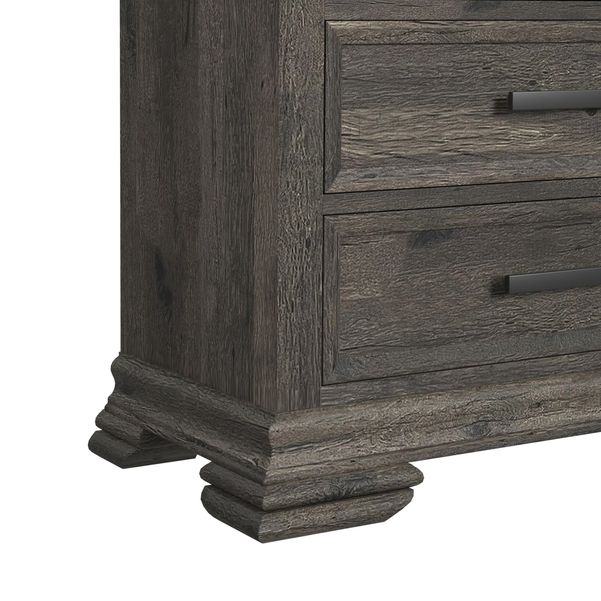 Park Ridge 6-Drawer Chest in Charcoal by Elements International, view 8