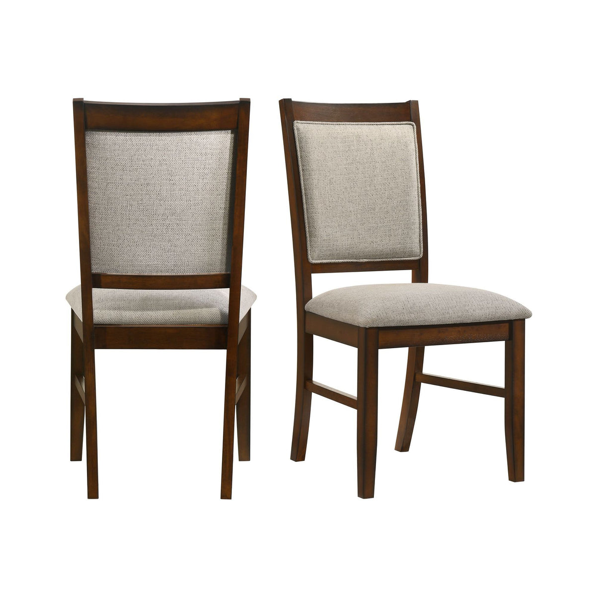Portage Dining Chair (Set of 2) in Brown / Beige by Elements International