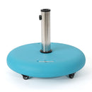 Wheelie - Round Umbrella Base With Stainless Steel Holder
