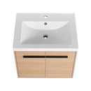 Bathroom Vanity Set With Resin Countertop Sink, 2 Doors