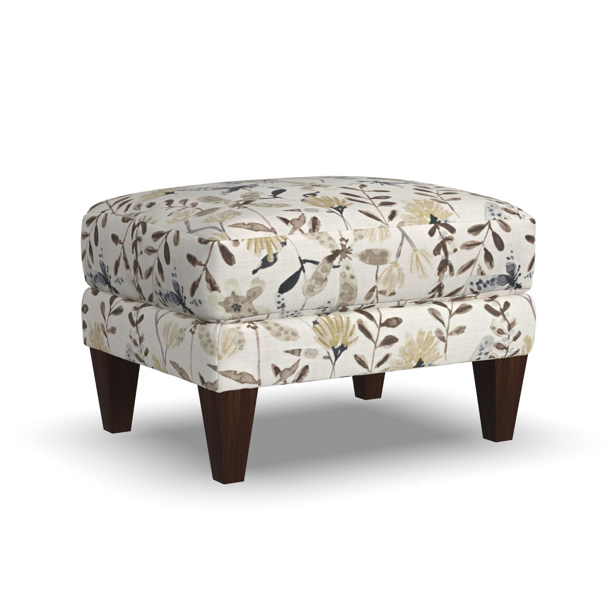 Skylar - Fabric Stationary Ottoman