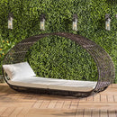 Abigal - Outdoor Wicker Daybed With Cushion