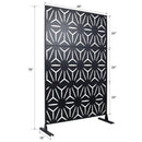 Outdoor & Indoor Metal Privacy Screen, Freestanding Decorative Panels