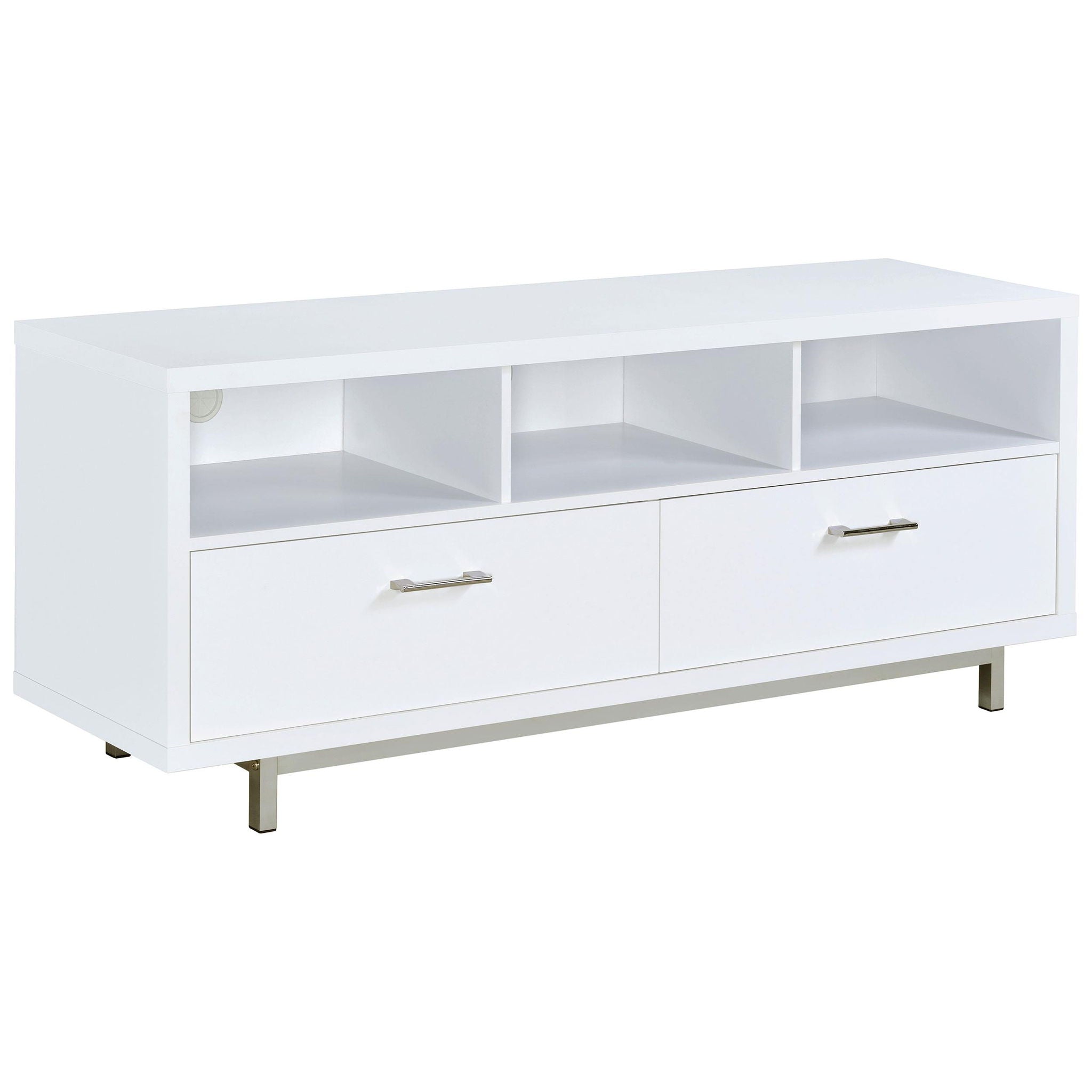 Casey 2-drawer Engineered Wood 60-inch TV Stand White